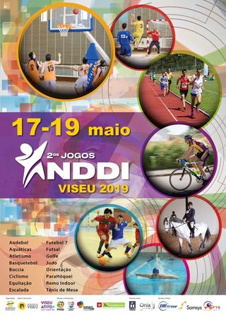 Cartaz 2ºs Jogos ANDDI Portugal – Viseu 2019