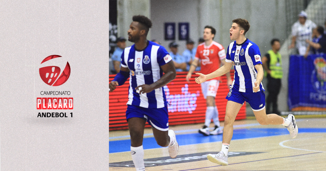 Campeonato Placard Andebol 1 FC Porto soma vitória frente ao SL