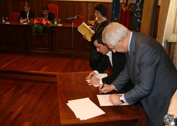 Cerimónia de assinatura de protocolos com os Municípios de Resende, Baião e Mangualde