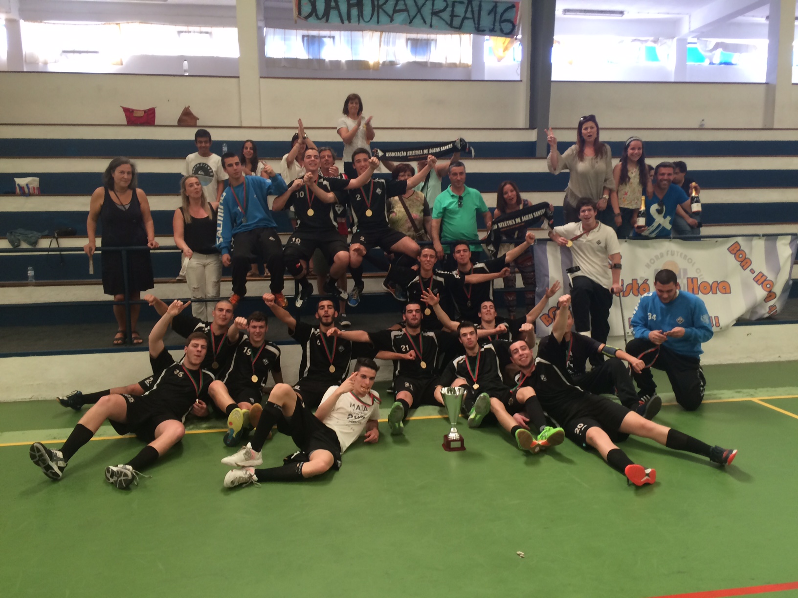Águas Santas recebeu troféu de Campeão Nacional de Juvenis Masculinos da 1º Divisão