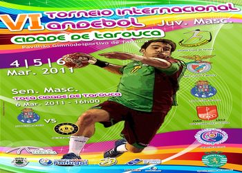 Cartaz VI Torneio Internacional Andebol Cidade Tarouca