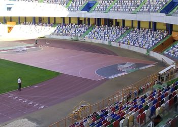Campo de Andebol no Estádio Municipal de Leiria - ENI 2015
