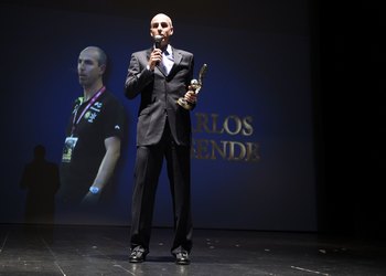 Carlos Resende - treinador do Ano na V Gala do Andebol