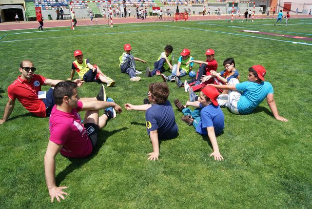 Mega Actividade Andebol 4 Kids - 05.06.13, Estádio Municipal de Leiria