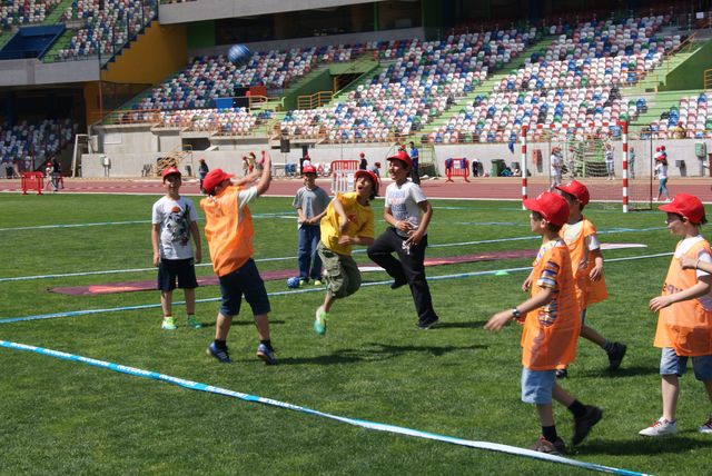Mega Actividade Andebol 4 Kids - 05.06.13, Estádio Municipal de Leiria