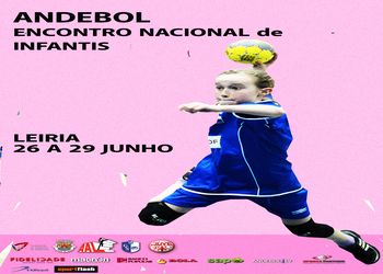 Cartaz Encontro Nacional Infantis Femininos - Leiria, 26 a 29.06.14