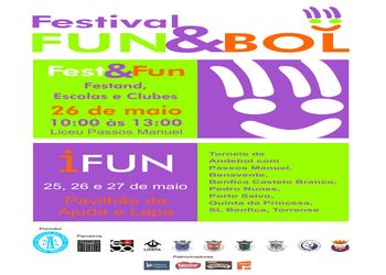 Cartaz Festival Fun Bol - 25 a 27 Maio 2012