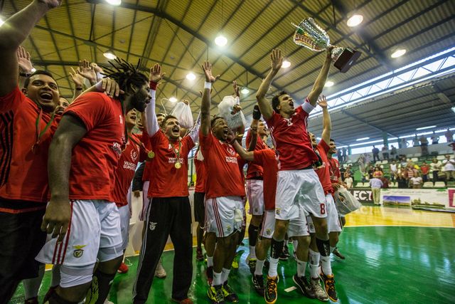 SL Benfica - vencedor Supertaça Seniores Masculinos - foto: Pedro Alves/PhotoReport.In
