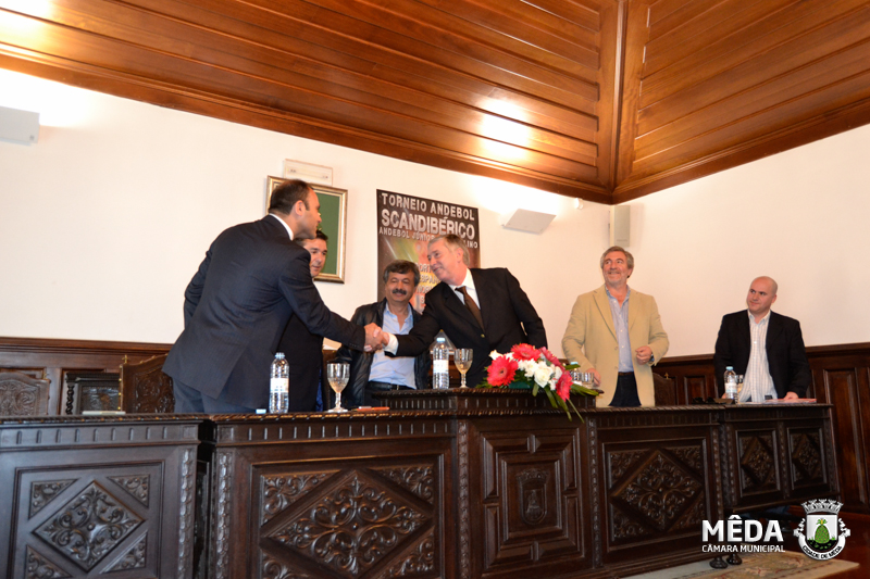 Assinatura dos protocolos FAP com CM Mêda, CM Pinhel e CM Figueira Castelo Rodrigo - Scandibérico 2014