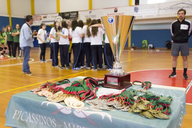 Entrega de prémios - fase final campeonato nacional juniores femininos 2014-2015 - foto: Tiago Madeira/ MX Agency