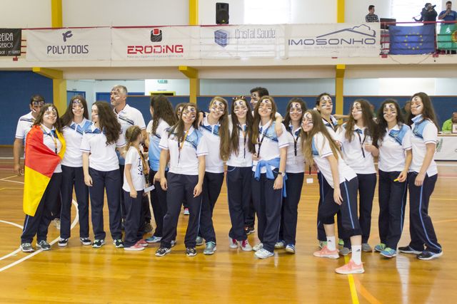 Entrega de prémios - fase final campeonato nacional juniores femininos 2014-2015 - foto: Tiago Madeira/ MX Agency