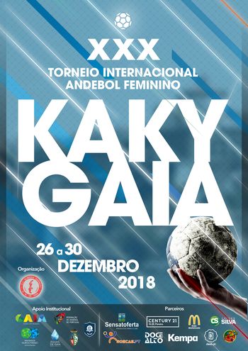 Cartaz XXX Torneio Internacional Andebol Kakygaia 2018