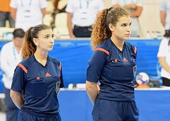 Sara Pinto e Flávia Santos - IHF Referees Summer Training Camp